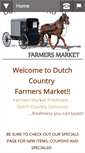 Mobile Screenshot of padutchcountrymarket.com